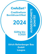 CrefoZert - ausgezeichnete Bonität